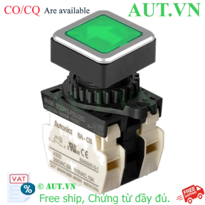Ảnh của Công tắc nút nhấn Autonics SQ3PFS-P3GU2BL