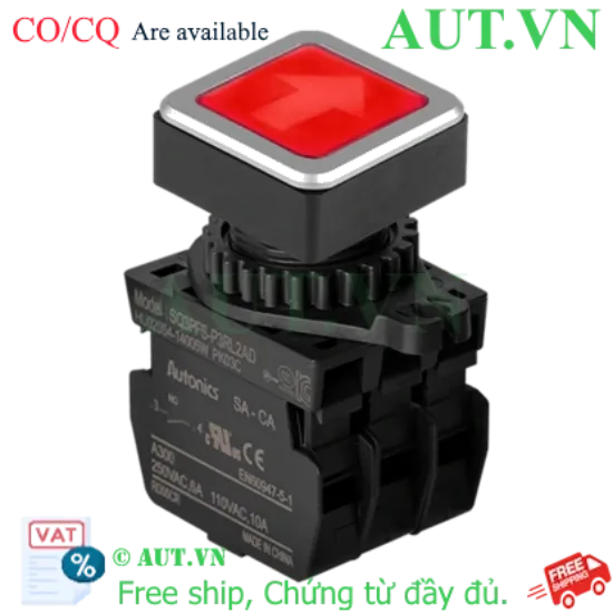 Ảnh của Công tắc nút nhấn Autonics SQ3PFS-P3RL2AL