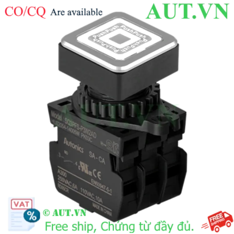 Ảnh của Công tắc nút nhấn Autonics SQ3PFS-P3W2ALM