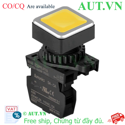 Ảnh của Công tắc nút nhấn Autonics SQ3PFS-P1YAM