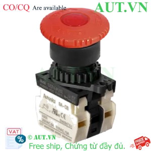 Ảnh của Nút Nhấn Dừng Khẩn Cấp Autonics S2ER-E4R2BL | 2NC An Toàn Kép, Đèn LED 220V, Ø22/25mm