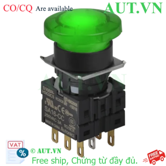 Ảnh của Công tắc nút nhấn Autonics S16BR-H3G2C12