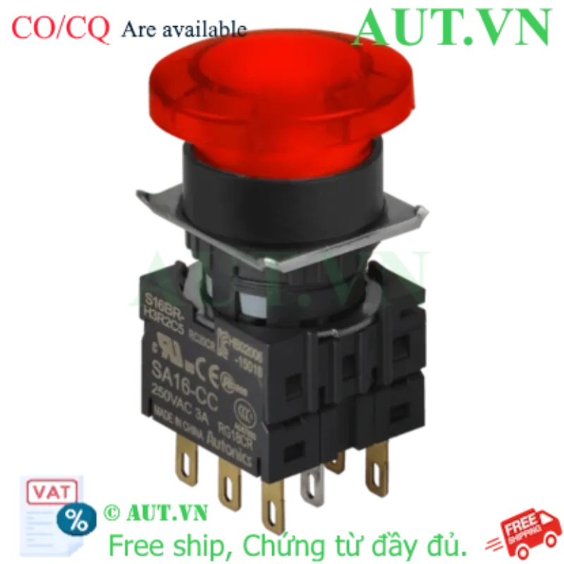 Ảnh của Công tắc nút nhấn Autonics S16BR-H3R2C5