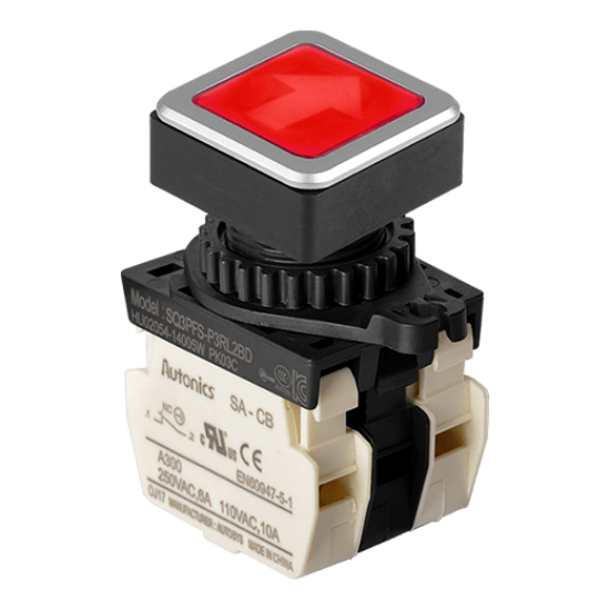 Ảnh của aut.vn Công tắc nút nhấn Autonics SQ3PFS-P3RL2BD