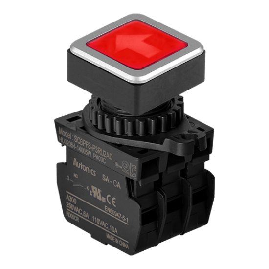 Ảnh của aut.vn Công tắc nút nhấn Autonics SQ3PFS-P3RU2ADM