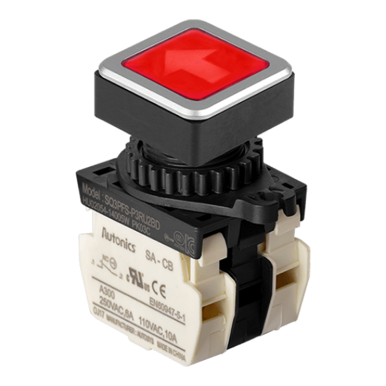 Ảnh của aut.vn Công tắc nút nhấn Autonics SQ3PFS-P3RU2BLM