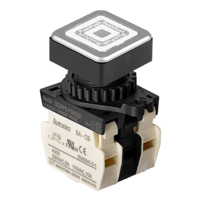 Ảnh của aut.vn Công tắc nút nhấn Autonics SQ3PFS-P3W2BDM