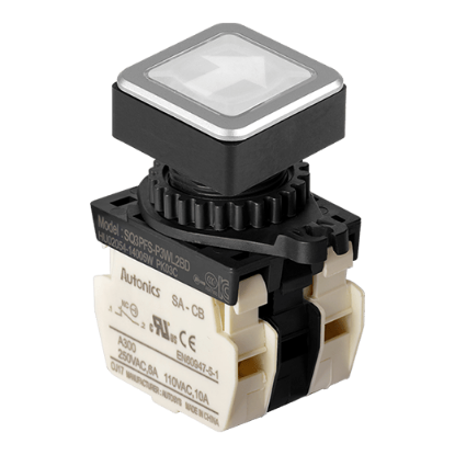 Ảnh của aut.vn Công tắc nút nhấn Autonics SQ3PFS-P3WL2BDM