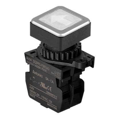 Ảnh của aut.vn Công tắc nút nhấn Autonics SQ3PFS-P3WUALM
