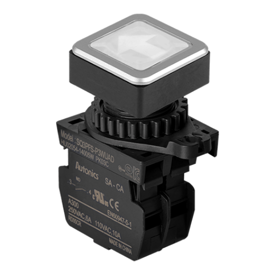 Ảnh của aut.vn Công tắc nút nhấn Autonics SQ3PFS-P3WUALM