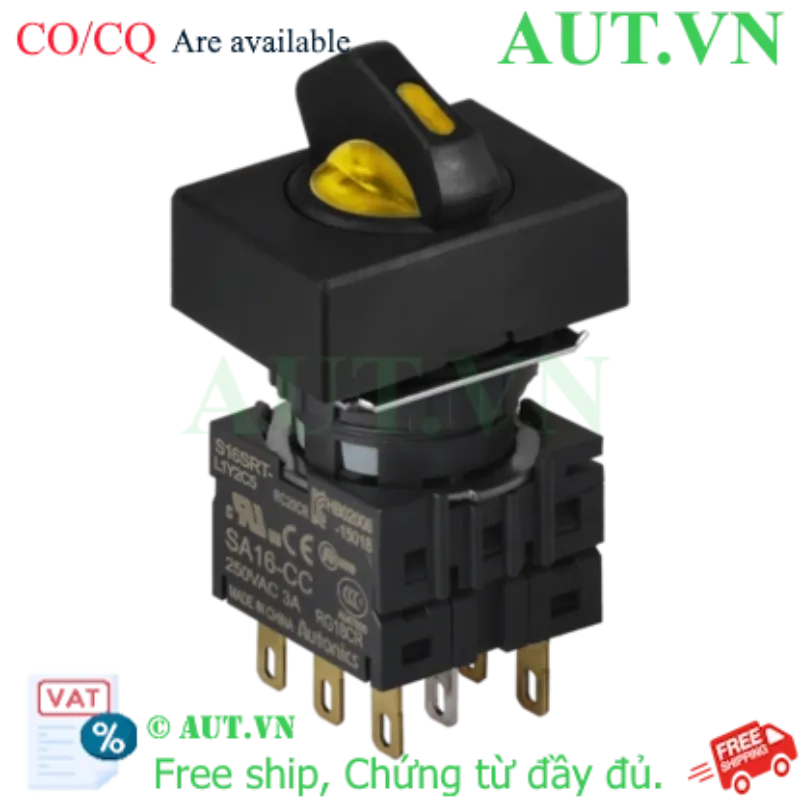 Ảnh của Công tắc nút nhấn Autonics S16SRT-L2Y2C24