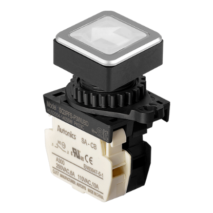 Ảnh của aut.vn Công tắc nút nhấn Autonics SQ3PFS-P3WUBLM