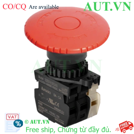 Ảnh của Công tắc nút nhấn Autonics S2ER-E5R2AB - Màu Đỏ, 2NO+1NC, Nhấn Giữ Xoay Reset