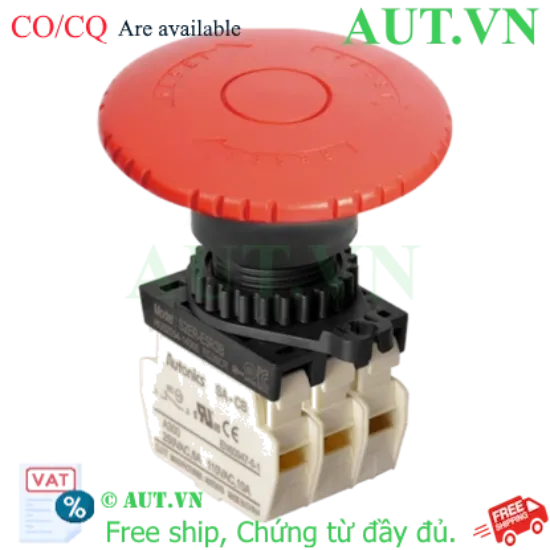 Ảnh của Nút Nhấn Khẩn Cấp Autonics S2ER-E5R3B - 3NC, Xoay Reset, Màu Đỏ | AUT VN