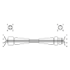 Ảnh của Cable cho cảm biến Autonics C1D4-2