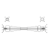 Ảnh của Cable cho cảm biến Autonics C1A4-2