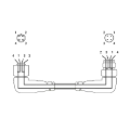 Ảnh của Cable cho cảm biến Autonics C2A4-2