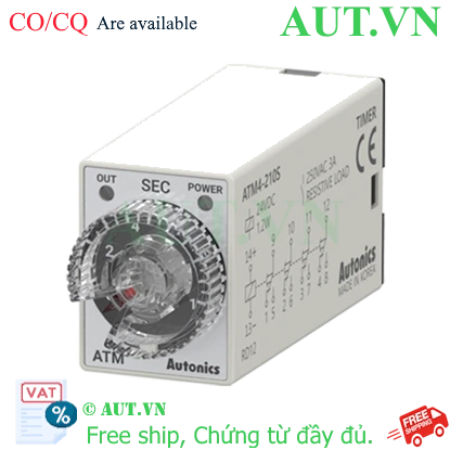 Ảnh của Timer Autonics ATM4-610S (110VAC, 1-10s, 4PDT)