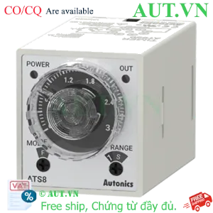 Ảnh của Timer Autonics ATS8-43 | Rơ Le Thời Gian 8 Chân, Nguồn AC/DC, 3 Chế Độ