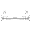 Ảnh của Cable cho cảm biến Autonics C1DH4-3