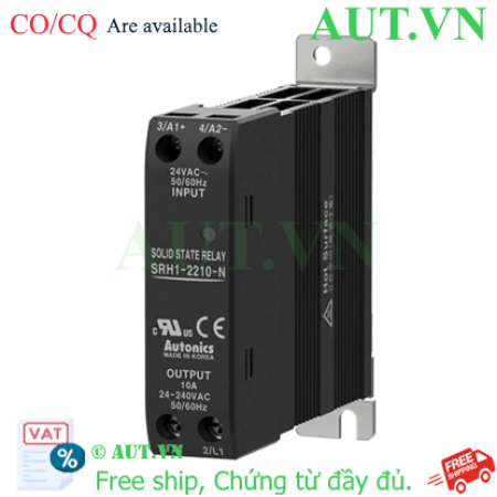 Ảnh của Relay Bán Dẫn Autonics SRH1-2210-N (1 Pha, 10A, Tích Hợp Tản Nhiệt) Chính Hãng | AUT VN