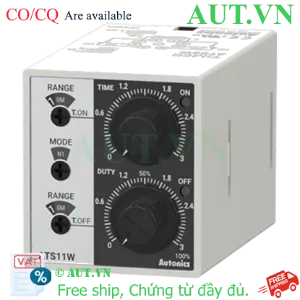 Ảnh của Timer Autonics ATS11W-23: Twin Timer & Flicker, 24VAC/VDC, 11 Chân (0.3s-30h)