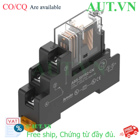 Ảnh của Cầu đấu dây Autonics ABS-S01R25-CN - Đế Relay 10A 220VAC Chính Hãng