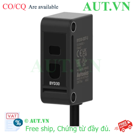 Ảnh của Cảm biến quang Autonics BYD30-DDT-U (Hội tụ 30mm, NPN, Siêu bền)
