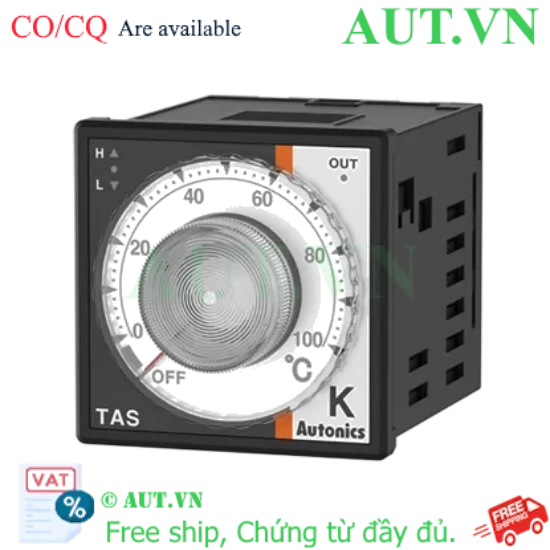 Ảnh của Đồng hồ nhiệt Autonics TAS-B4SK1C | Điều khiển PID, Ngõ ra SSR, 48x48mm