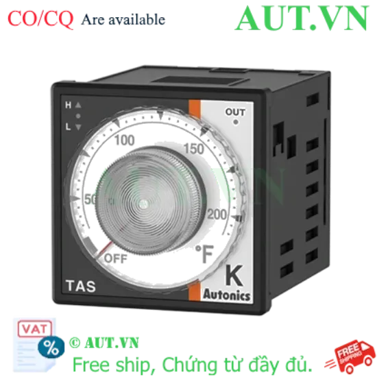 Ảnh của Đồng hồ nhiệt Autonics TAS-B4SK1F - Điều khiển PID, Ngõ ra SSR, Chuẩn 48x48mm