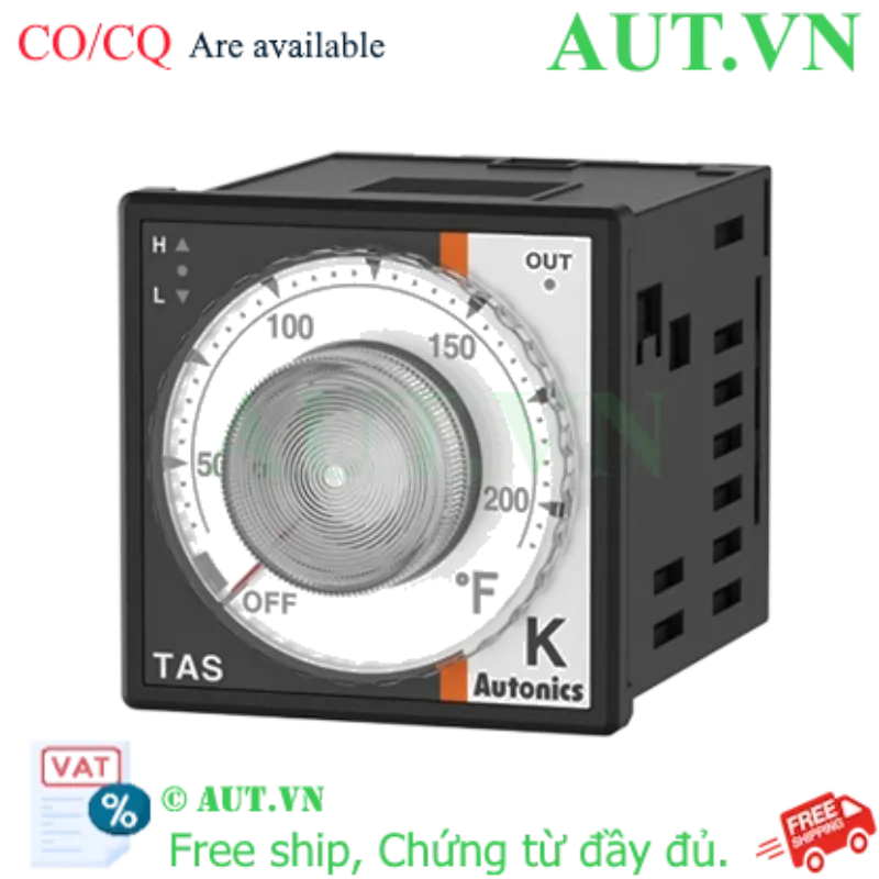 Ảnh của Đồng hồ nhiệt Autonics TAS-B4SK1F - PID, Ngõ ra SSR, Dạng Preset tiết kiệm