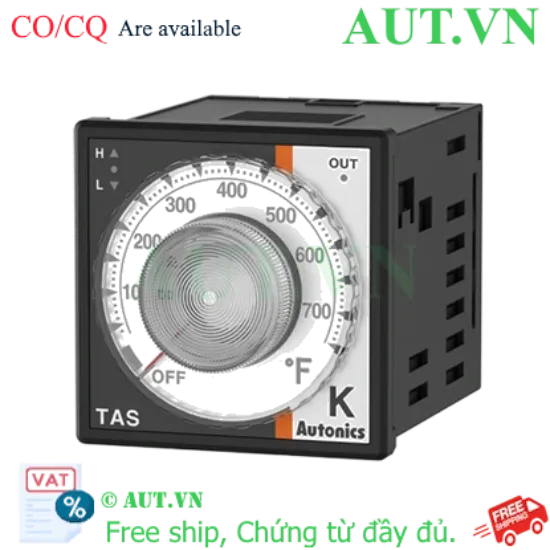 Ảnh của Bộ Điều Khiển Nhiệt Độ Autonics TAS-B4SK4F | PID Chính Xác, Ngõ Ra SSR, Cảm Biến Loại K