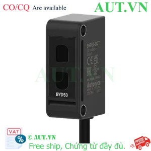 Ảnh của Cảm biến quang Autonics BYD50-DDT | Công nghệ BGS chống nhiễu, 10-50mm, Ngõ ra NPN