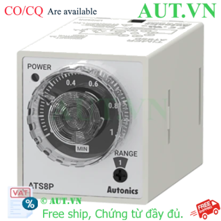 Ảnh của Timer Autonics ATS8P-2M: Trễ Tắt Off-Delay, Nguồn 24VAC/VDC, 8 Chân - Chính Hãng AUT VN