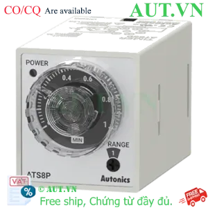 Ảnh của Timer Autonics ATS8P-5M | Rơ Le Trễ Tắt Off-Delay 8 Chân, 200-240VAC, 0.1s-10m | AUT VN