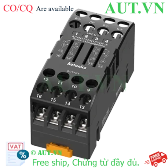 Ảnh của Cầu Đấu Dây Relay Autonics ABS-S04PA-CN (4 Điểm, 24VDC) - Chính Hãng