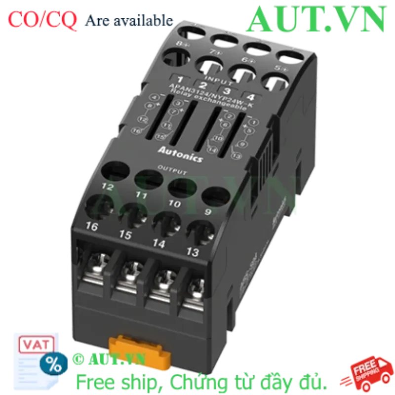 Ảnh của Cầu Đấu Dây Relay Autonics ABS-S04PA-CN (4 Điểm, 24VDC) - Chính Hãng