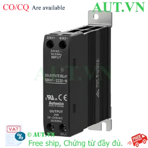 Ảnh của Relay Bán Dẫn Autonics SRH1-2220-N | 20A, 24VAC, Zero-Cross Chống Nhiễu