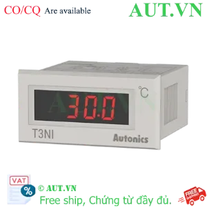 Ảnh của Bộ Hiển Thị Nhiệt Độ Autonics T3NI-NXNP1C-N | Ngõ Vào PT100, Nguồn 12-24VDC, LED Siêu Sáng