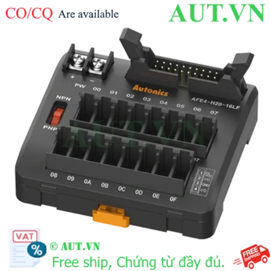 Ảnh của Cầu Đấu Dây Autonics AFE4-H20-16LF - Đầu Nối 16 Kênh Cảm Biến Chính Hãng