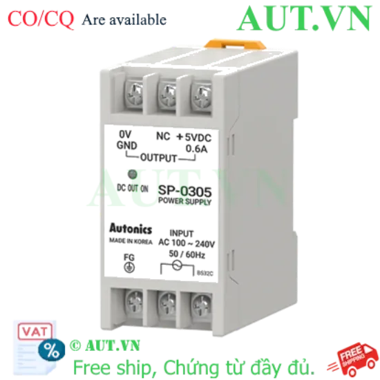 Ảnh của Bộ nguồn xung Autonics SP-0305 (3W, 5VDC, 0.6A) - Hàng Chính Hãng AUT VN