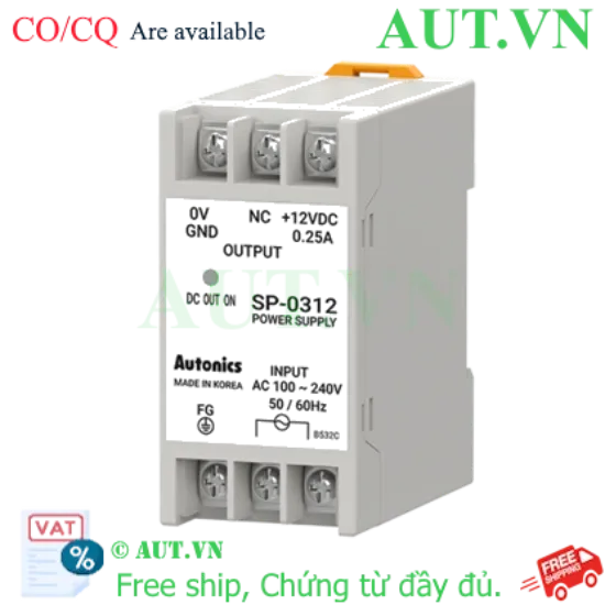 Ảnh của Bộ Nguồn Xung Autonics SP-0312 12VDC 0.25A 3W - Chính Hãng, Giá Tốt