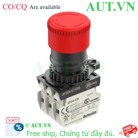 Ảnh của Công tắc an toàn Autonics SF2ER-E1R3B - 3NC, Nhấn giữ/Xoay Reset
