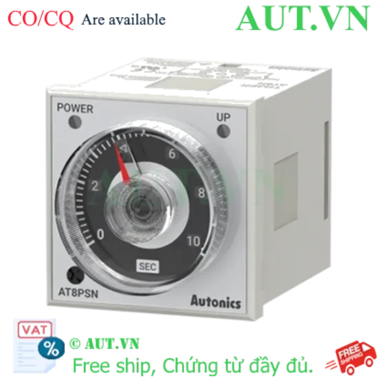 Ảnh của Timer Autonics AT8PSN-6 - Trễ Ngắt (OFF Delay), 100-120VAC, 8 Chân DPDT Chính Xác | AUT VN