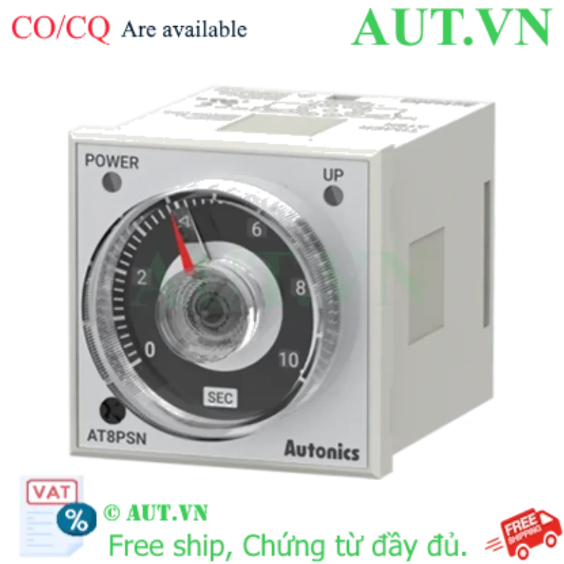 Ảnh của Timer Autonics AT8PSN-6 - Trễ Ngắt (OFF Delay), 100-120VAC, 8 Chân DPDT Chính Xác | AUT VN
