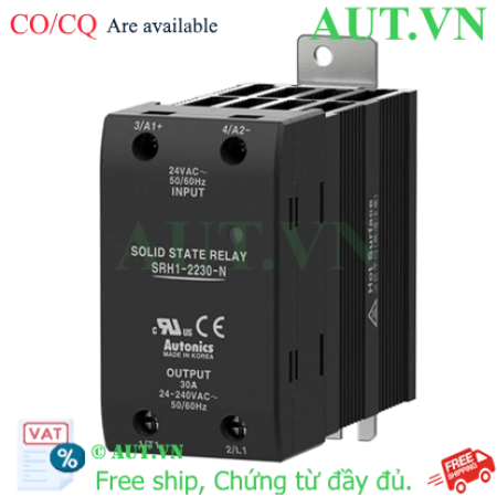 Ảnh của Relay Bán Dẫn Autonics SRH1-2230-N | 30A, 24VAC, Zero-Cross Chống Nhiễu