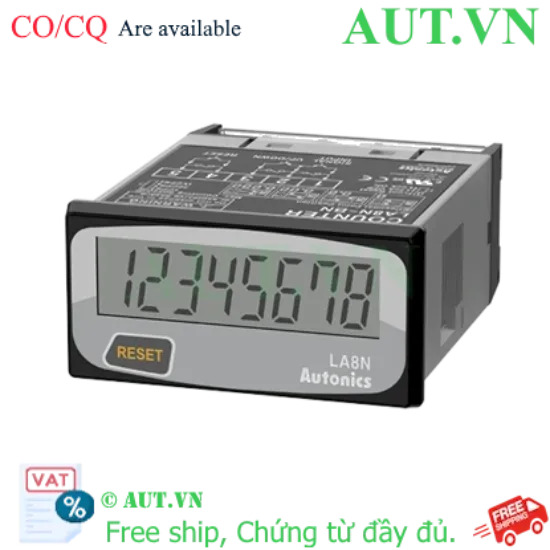 Ảnh của Bộ Đếm Autonics LA8N-BF: 8 Số LCD, Pin 7 Năm, Chống Nước IP66 - AUT VN