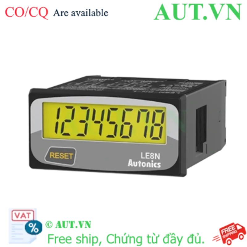Ảnh của Timer Autonics LE8N-BN-L LCD 8 chữ số, tích hợp pin
