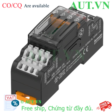 Ảnh của Đế Relay Trung Gian Autonics ABL-L04PA-UY | 24VDC, 4 Tiếp Điểm, Lắp Ray DIN