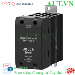 Ảnh của Relay Bán Dẫn Autonics SRH1-1240-N (40A, 24-240VAC, Zero-Cross) - Chống Nhiễu Siêu Hạn